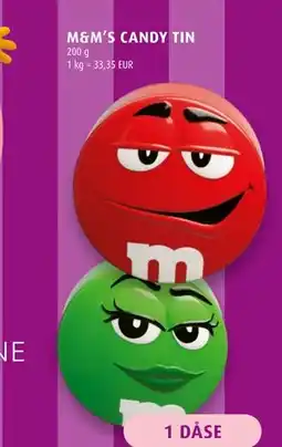 Scandinavian Park M&M’S CANDY TIN, EUR 6.67 tilbud