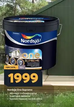 Megaflis Nordsjø One Supreme tilbud