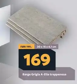 Megaflis Barge Grigia A-Elle trappenese tilbud