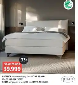 Bohus PRESTIGE. kontinentalseng tilbud