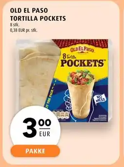 Scandinavian Park OLD EL PASO TORTILLA POCKETS, EUR 3 tilbud