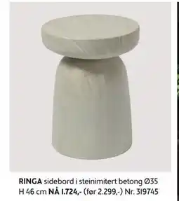 Bohus RINGA sidebord tilbud