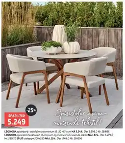 Bohus LEONORA spisebord tilbud