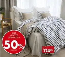 Sparkjøp ALLE GLATTE SENGESETT tilbud