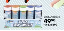 Sparkjøp 5 PK SÅPEBOBLER tilbud