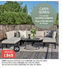 Bohus CARPI modulserie tilbud