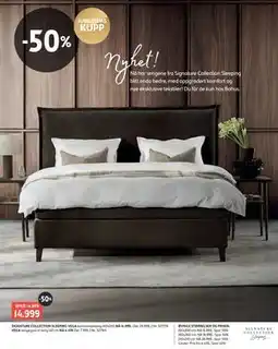 Bohus SIGNATURE COLLECTION SLEEPING VEGA. kontinentalseng 140x200 tilbud