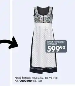 Sparkjøp EMMA FESTDRAKT M/FORKLE tilbud