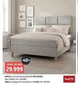 Bohus OPUS kontinentalseng tilbud