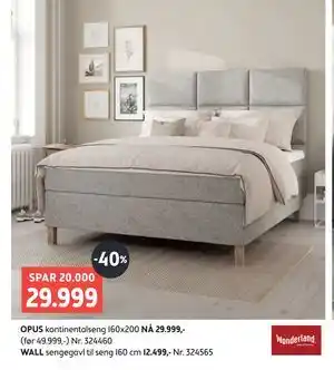 Bohus OPUS kontinentalseng tilbud