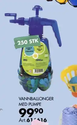 Sparkjøp VANNBALLONGER MED PUMPE tilbud