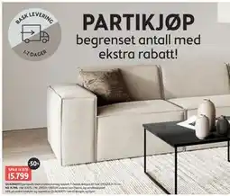 Bohus QUADRATO hjørnesofa tilbud