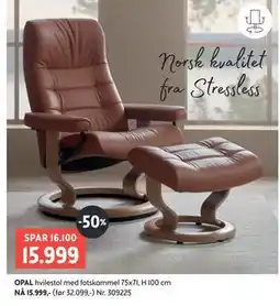 Bohus OPAL hvilestol tilbud