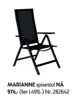 Bohus MARIANNE spisestol tilbud