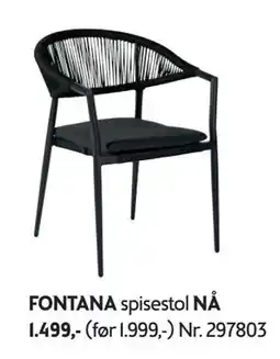 Bohus FONTANA spisestol tilbud