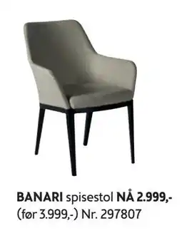 Bohus BANARI spisestol tilbud