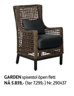 Bohus GARDEN spisestol tilbud