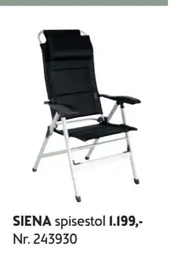 Bohus SIENA spisestol tilbud