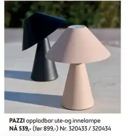 Bohus PAZZI oppladbar ute-og innelampe tilbud
