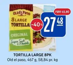 Rema 1000 TORTILLA LARGE 8PK tilbud