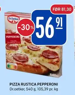 Rema 1000 PIZZA RUSTICA PEPPERONI tilbud