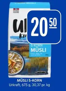Rema 1000 MÜSLI 5-KORN tilbud