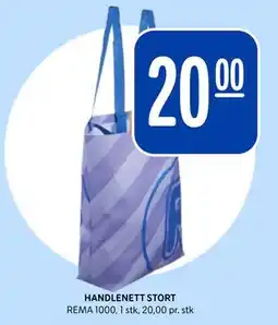 Rema 1000 HANDLENETT STORT tilbud