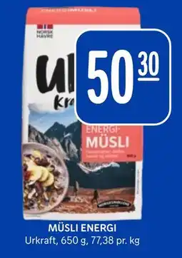Rema 1000 MÜSLI ENERGI tilbud