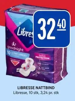 Rema 1000 LIBRESSE NATTBIND tilbud