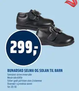 Coop Obs BUNADSKO SELMA OG SOLAN TIL BARN tilbud