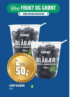 Coop Obs COOP BLÅBÆR tilbud