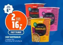Coop Obs COOP KOPPNUDLER tilbud
