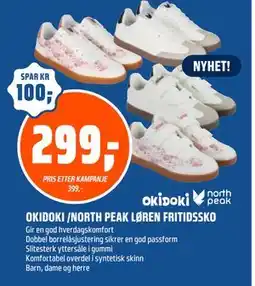 Coop Obs OKIDOKI /NORTH PEAK LØREN FRITIDSSKO tilbud