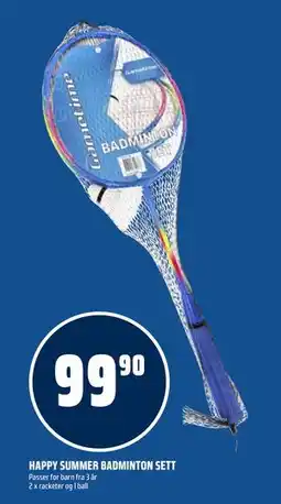 Coop Obs HAPPY SUMMER BADMINTON SETT tilbud