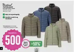 Sport Outlet PUFFERJAKKE tilbud