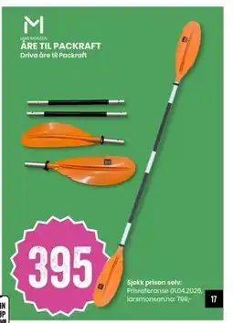 Sport Outlet ÅRE TIL PACKRAFT tilbud