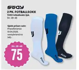 Sport Outlet 2 PK. FOTBALLSOKK tilbud