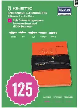 Sport Outlet SNIKSNØRE 6 AGNKROKER tilbud