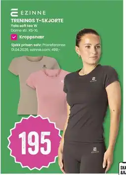 Sport Outlet TRENINGS T-SKJORTE tilbud