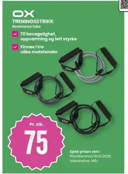 Sport Outlet TRENINGSSTRIKK tilbud