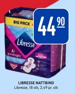 Rema 1000 LIBRESSE NATTBIND tilbud