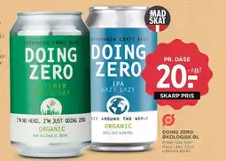 Meny Doing zero økologisk øl tilbud