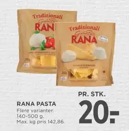 Meny Rana pasta tilbud