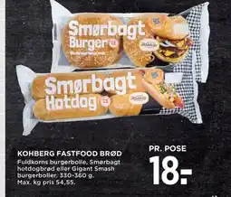 Meny Kohberg fastfood brød tilbud