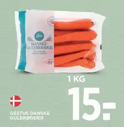 Meny Gestus danske gulerødder tilbud
