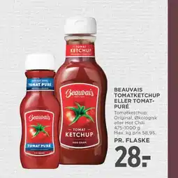 Meny Beauvais tomatketchup eller tomat- puré tilbud