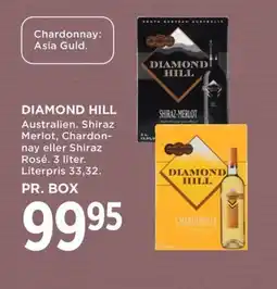 Meny Diamondi hill tilbud