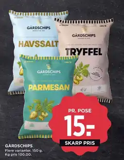 Meny Gårdschips tilbud