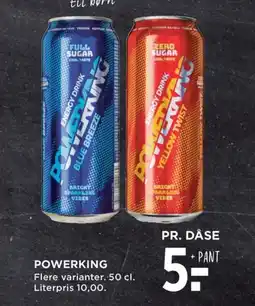 Meny Powerking tilbud