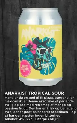 Meny Anarkist tropical sour tilbud